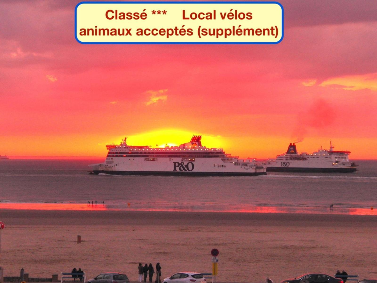 Studio A La Plage - Vue Mer Calais Exterior foto